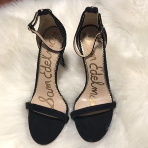 Sam Edelman Black Suede Arielle Heels Size 9 Sexy